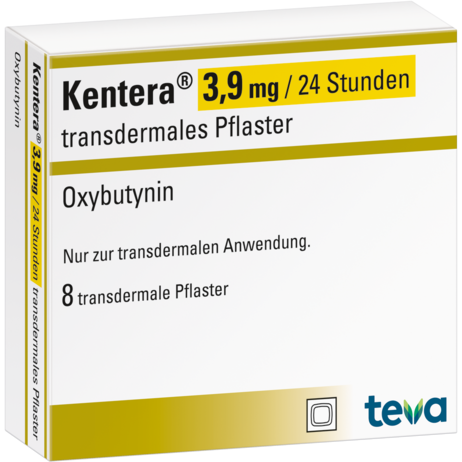 Kentera 3,9&nbsp;mg / 24 Stunden transdermales Pflaster