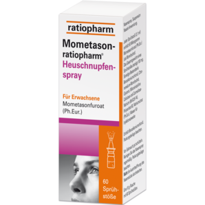Mometason-ratiopharm® Heuschnupfenspray 50 Mikrogramm/Sprühstoß Nasenspray, Suspension
