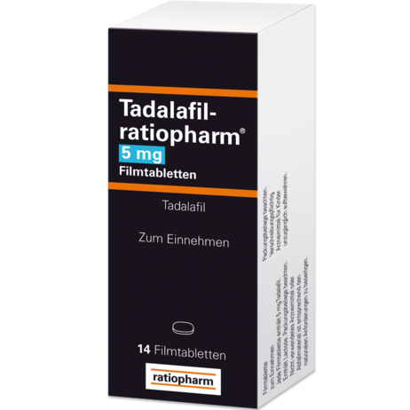 Tadalafil-ratiopharm® 5&nbsp;mg Filmtabletten