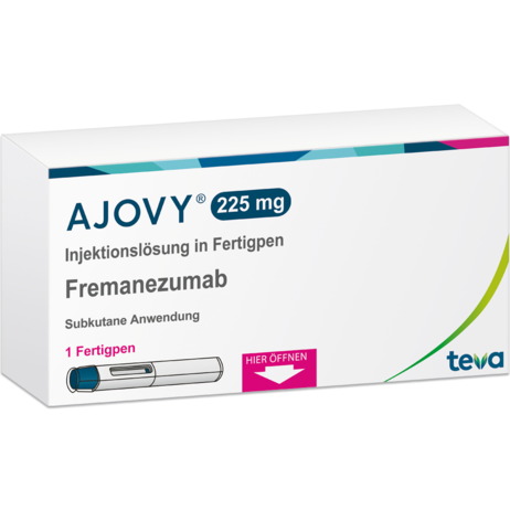 AJOVY® 225&nbsp;mg Injektionslösung im Fertigpen