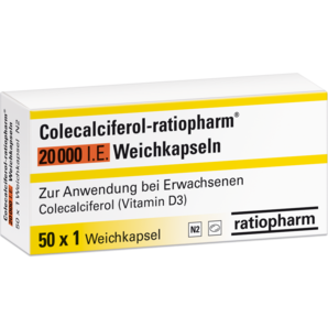 Colecalciferol-ratiopharm® 20 000 I.E. Weichkapseln