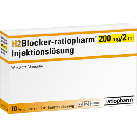 H2Blocker-ratiopharm® 200&nbsp;mg/2&nbsp;ml Injektionslösung