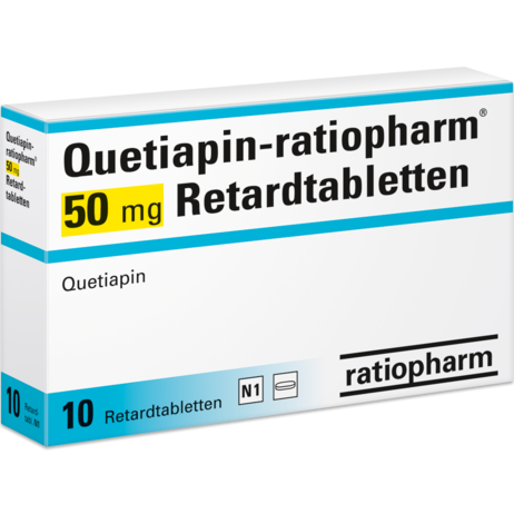 Quetiapin-ratiopharm® 50&nbsp;mg Retardtabletten