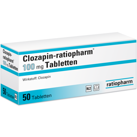 Clozapin-ratiopharm® 100&nbsp;mg Tabletten