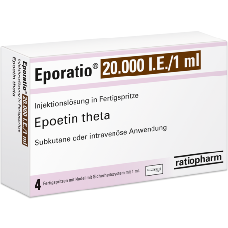 Eporatio® 20.000&nbsp;I.E./1,0&nbsp;ml Injektionslösung in Fertigspritze