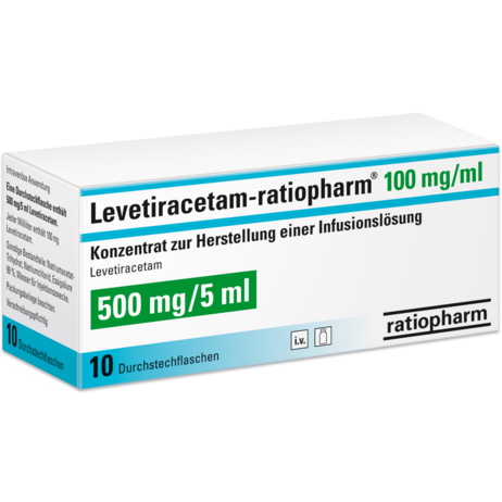 Levetiracetam-ratiopharm® 100&nbsp;mg/ml Konzentrat zur Herstellung einer Infusionslösung