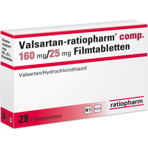Valsartan-ratiopharm® comp. 160 mg/25 mg Filmtabletten