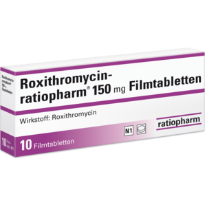 Roxithromycin-ratiopharm® 150 mg Filmtabletten