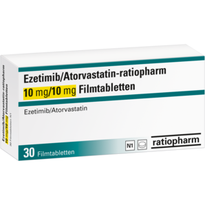 Ezetimib/Atorvastatin-ratiopharm 10 mg/10 mg Filmtabletten