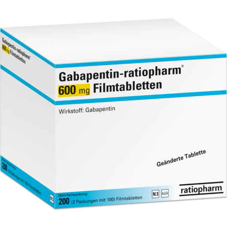 Gabapentin-ratiopharm® 600&nbsp;mg Filmtabletten