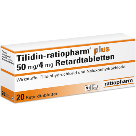 Tilidin-ratiopharm® plus 50&nbsp;mg/4&nbsp;mg Retardtabletten