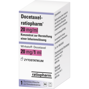 Docetaxel-ratiopharm® 20 mg/ml Konzentrat zur Herstellung einer Infusionslösung