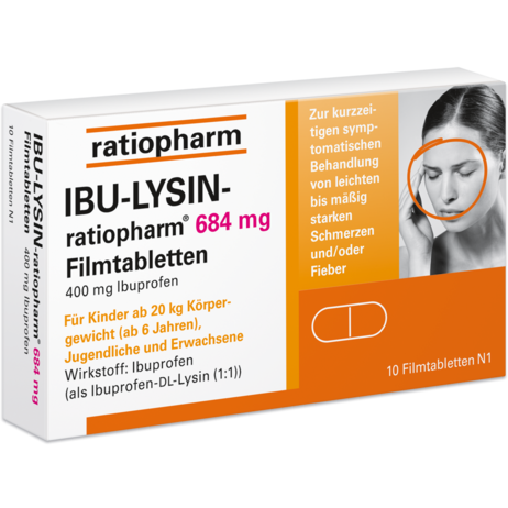 IBU-LYSIN-ratiopharm® 684 mg Filmtabletten