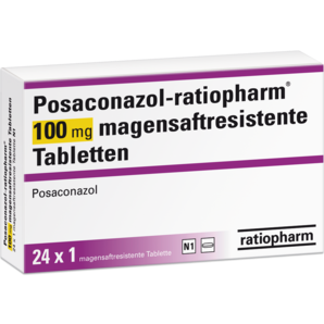 Posaconazol-ratiopharm® magensaftresistente 100 mg Tabletten