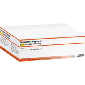 Piroxicam-ratiopharm® 20 mg Injektionslösung