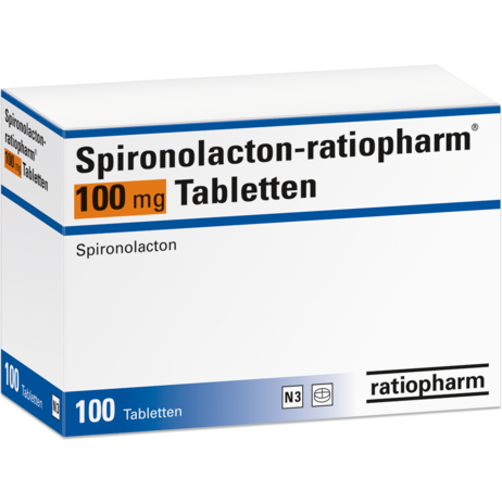 Spironolacton-ratiopharm® 100&nbsp;mg Tabletten