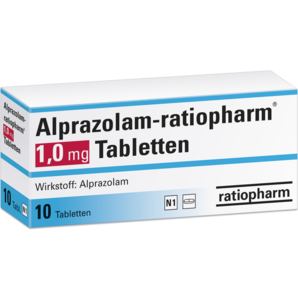 Alprazolam-ratiopharm® 1,0 mg Tabletten