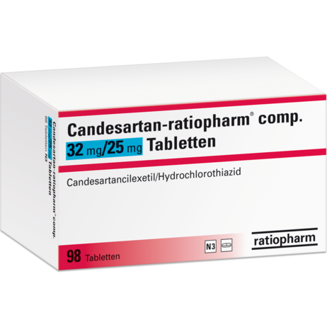 Candesartan-ratiopharm® comp. 32&nbsp;mg/25&nbsp;mg Tabletten