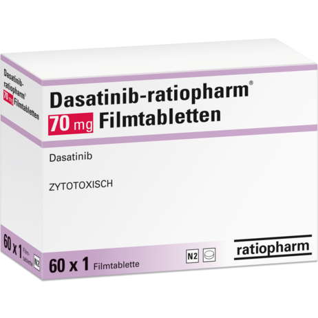 Dasatinib-ratiopharm® 70&nbsp;mg Filmtabletten