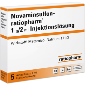 Novaminsulfon-ratiopharm® 1 g/2 ml Injektionslösung