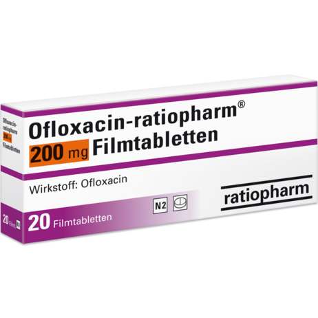 Ofloxacin-ratiopharm® 200&nbsp;mg Filmtabletten