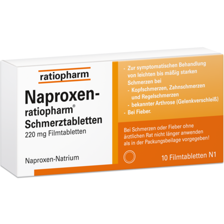 Naproxen-ratiopharm® Schmerztabletten