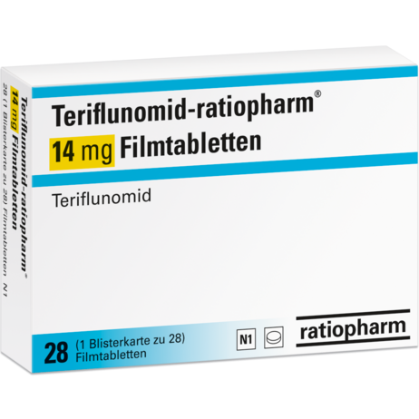 Teriflunomid-ratiopharm® 14&nbsp;mg Filmtabletten