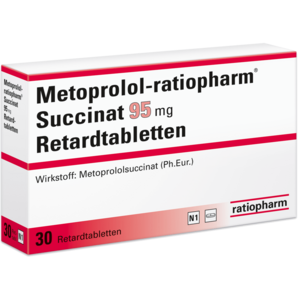 Metoprolol-ratiopharm® Succinat 95 mg Retardtabletten