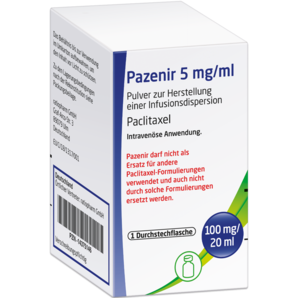 Pazenir 5 mg/ml Pulver zur Herstellung einer Infusionsdispersion