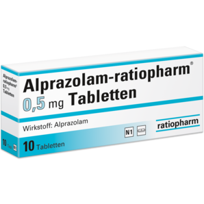 Alprazolam-ratiopharm® 0,5 mg Tabletten