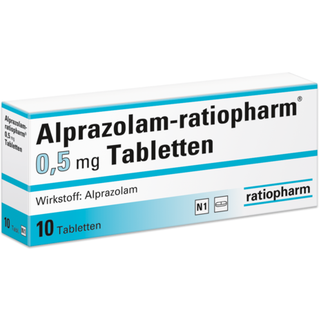 Alprazolam-ratiopharm® 0,5&nbsp;mg Tabletten