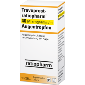 Travoprost-ratiopharm® 40 Mikrogramm/ml Augentropfen