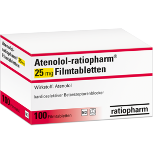 Atenolol-ratiopharm® 25 mg Filmtabletten