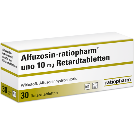 Alfuzosin-ratiopharm® uno 10&nbsp;mg Retardtabletten