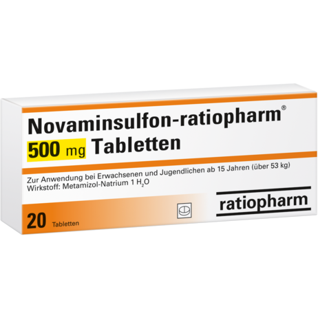 Novaminsulfon-ratiopharm® 500&nbsp;mg Tabletten