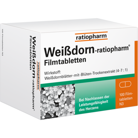 Weißdorn-ratiopharm® Filmtabletten
