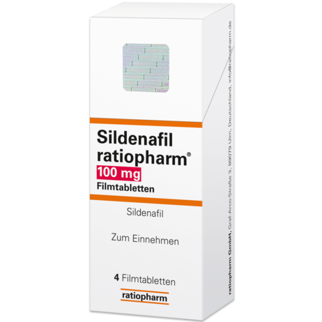 Sildenafil ratiopharm 100&nbsp;mg Filmtabletten