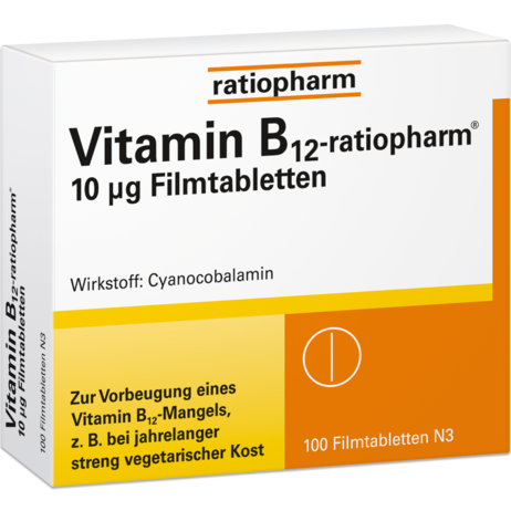 Vitamin-B12-ratiopharm® 10 µg Filmtabletten