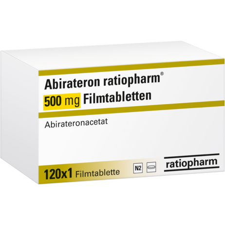 Abirateron ratiopharm® 500&nbsp;mg Filmtabletten