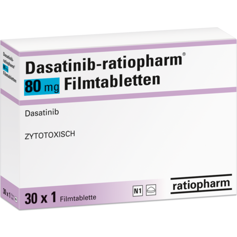 Dasatinib-ratiopharm® 80&nbsp;mg Filmtabletten