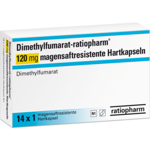 Dimethylfumarat-ratiopharm® 120 mg magensaftresistente Hartkapseln