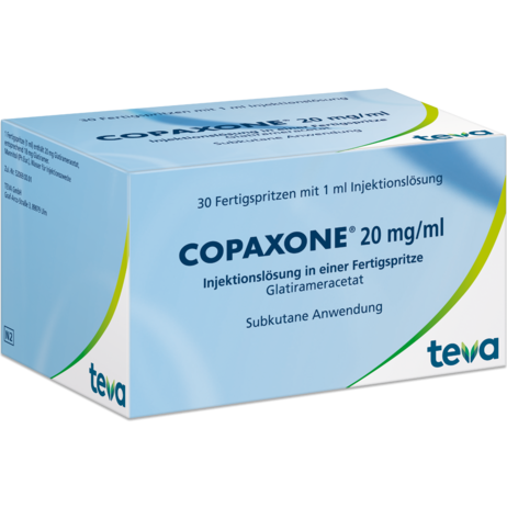 COPAXONE 20&nbsp;mg/ml Injektionslösung in einer Fertigspritze