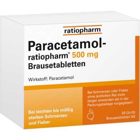 Paracetamol-ratiopharm® 500&nbsp;mg Brausetabletten