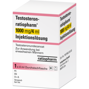 Testosteron-ratiopharm® 1000 mg/4 ml Injektionslösung
