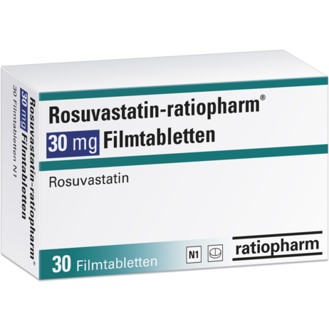 Rosuvastatin-ratiopharm® 30&nbsp;mg Filmtabletten