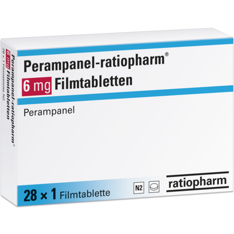 Perampanel-ratiopharm® 6&nbsp;mg Filmtabletten
