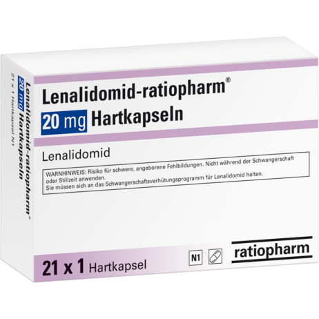 Lenalidomid-ratiopharm® 20&nbsp;mg Hartkapseln