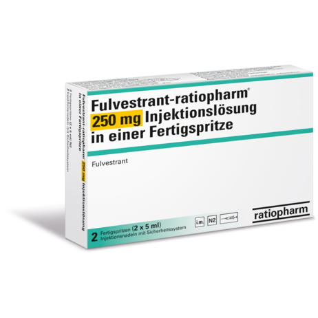 Fulvestrant-ratiopharm® 250&nbsp;mg Injektionslösung in einer Fertigspritze