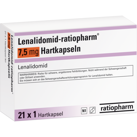 Lenalidomid-ratiopharm® 7,5&nbsp;mg Hartkapseln