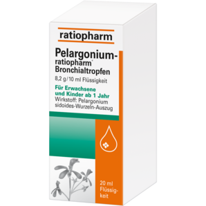 Pelargonium-ratiopharm® Bronchialtropfen